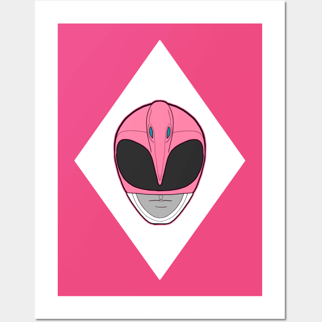 Power ranger pink ranger Wall Art by ekkimu